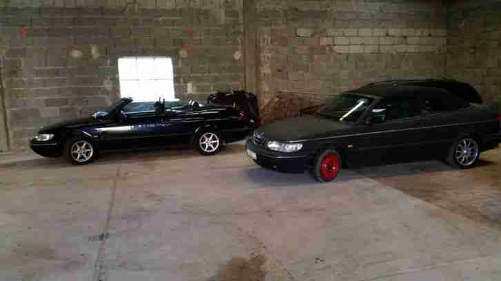 2 x Saab 900 II Cabrio