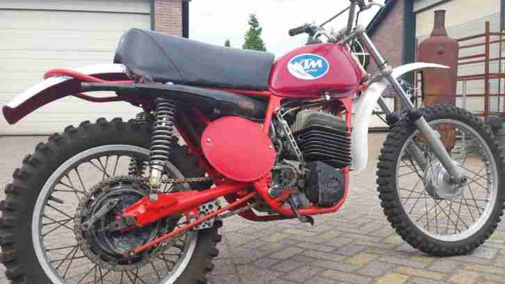 KTM PENTON 400,  BJ. 74,  komplett,  original,  guter Zustand,  Motor dreht,  Ceriani